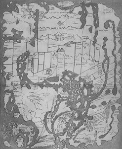 La Cottoniana ou Carte anglo-saxonne MS Tib. BV, c995, 1903 - Unbekannt