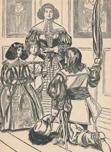La Comtesse reçoit les bannières, vers 1907