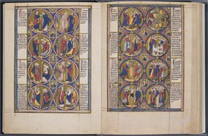 La Création. Bible moralisée Codex Vindobonensis 2554, ca 1250