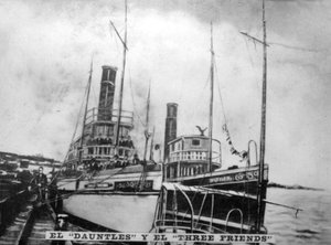 Le Dauntless et les Trois Amis, 1868, années 1920