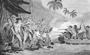 La mort du capitaine James Cook le 14 février 1779, 1784