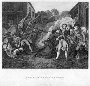 La mort du major Pearson, vers 1782-1784