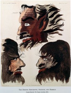 Les démons Ashtaroth, Abaddon et Mammon, 1801