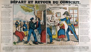 Le départ et le retour du conscrit