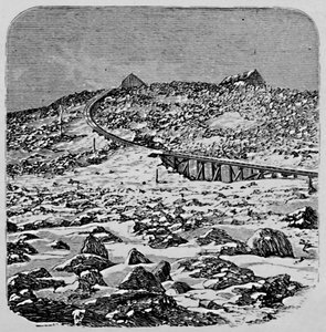 Le Dépôt et la Maison du Sommet, Mont Washington, 1883