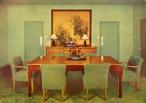 La salle à manger - Paul T. Frankl, Beverly Hills, Californie, 1941 - Unbekannt