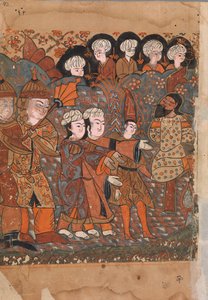 Le faux orfèvre est pendu, folio de Kalila wa Dimna, 18ème siècle