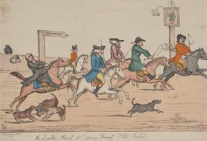 La chasse de Pâques à Epping Forest, deuxième planche, vers 1810