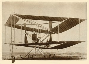 Le biplan rhomboïdal Edwards, vers 1911, 1935