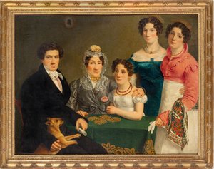La Famille du compositeur Vincenzo Bellini, premier quart du 19e siècle