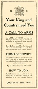 La première publicité, vers 1914, 1919 - Unbekannt