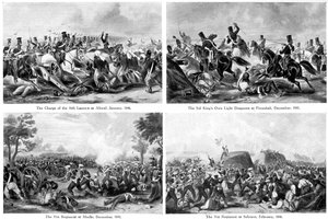 La Première Guerre Sikh, Inde, années 1840, vers 1920