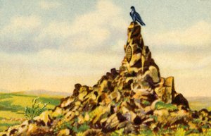 Le Fliegerdenkmal, monument sur la Wasserkuppe, Hesse, Allemagne, 1932 - Unbekannt