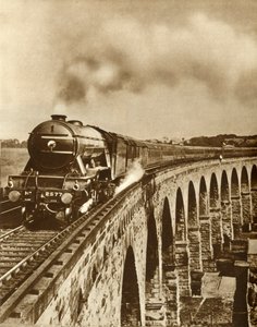 Le Flying Scotsman...trajet sans arrêt entre Kings Cross et Newcastle, 11 juillet 1927