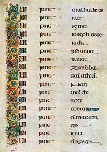 La Généalogie du Christ, 800 AD, 20ème siècle