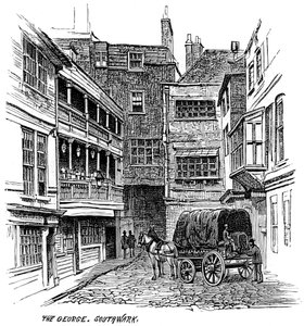 The George Inn, Southwark, Londres, 1887 - Unbekannt