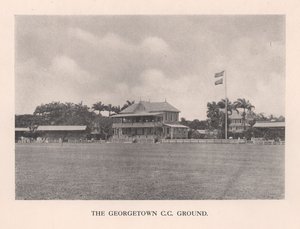 Le terrain de cricket du Georgetown Cricket Club, Guyane britannique, 1910-1912 - Unbekannt