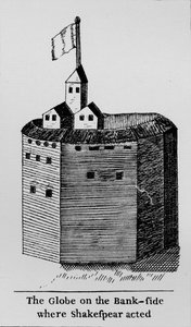 Le Globe sur la rive où Shakespeare a joué, vers 1600, 1912