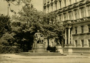 Le Monument de Goethe, Vienne, Autriche, vers 1935