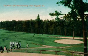 Le parcours de golf du Country Club, Augusta, Géorgie, vers 1910