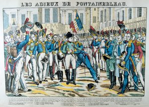 Les adieux de Fontainebleau, 19e siècle