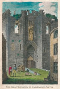 La Grande Entrée du Château de Caernarvon, 1808