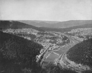 La Grande Boucle à Mauch Chunk, 19e siècle