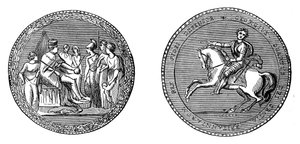 Le Grand Sceau du roi George IV, vers 1895