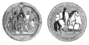 Le grand sceau du roi Guillaume IV, vers 1895