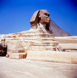Le Grand Sphinx de Gizeh, Égypte ancienne, vers 2550 av. J.-C.