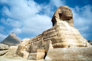 Le Grand Sphinx de Gizeh, Égypte, 20ème siècle