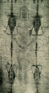 Le Saint Suaire - Empreinte du corps : vue de face