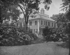La Maison du poète Longfellow, Cambridge, Mass., vers 1897