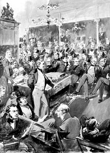 La Chambre des communes en 1846, vers 1905