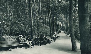 La promenade des invalides, vers 1910