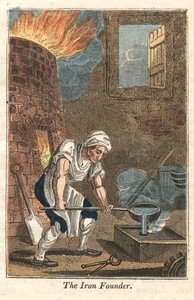 Le fondeur de fer, Rotherham, Yorkshire, 1821