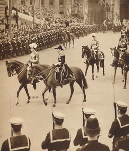 Les aides de camp personnels du roi, 12 mai 1937