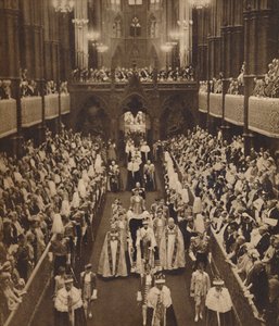 La procession du roi, 12 mai 1937