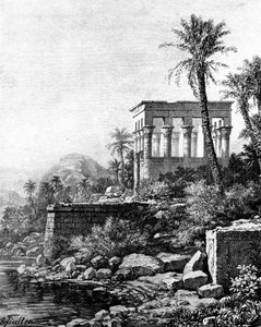 Le kiosque, temple de Philae, Égypte, 1881 - Unbekannt