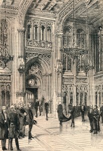 Le Hall de la Chambre des communes, vers 1910