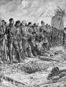 Le régiment territorial écossais de Londres reformant leur ligne sous le feu, 31 octobre 1914, 1926
