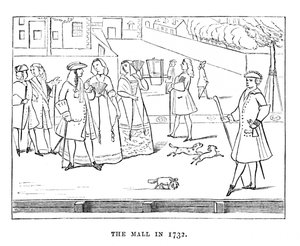 Le Mall en 1732