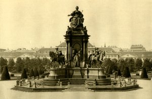 Le monument de Maria Theresia, Vienne, Autriche, vers 1935 - Unbekannt