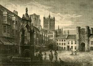 La Place du Marché, Wells, 1898 - Unbekannt