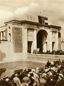 La porte de Menin est dévoilée, Ypres, Belgique, 24 juillet 1927 - Unbekannt