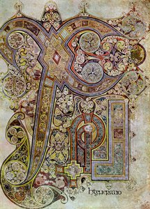 La page du monogramme, 800 après J.-C., 20ème siècle - Unbekannt