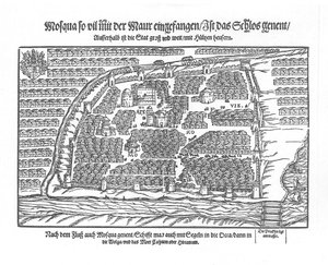 La carte de Moscou de Moscouiter wunderbare Historien par Sigmund von Herberstein, 1567 - Unbekannt