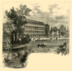 Le Music Hall, Surrey Gardens, vers 1878