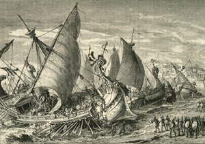 La bataille navale dans le port de Syracuse, 1890