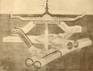La nouvelle station de métro Piccadilly Circus, 1930 - Unbekannt